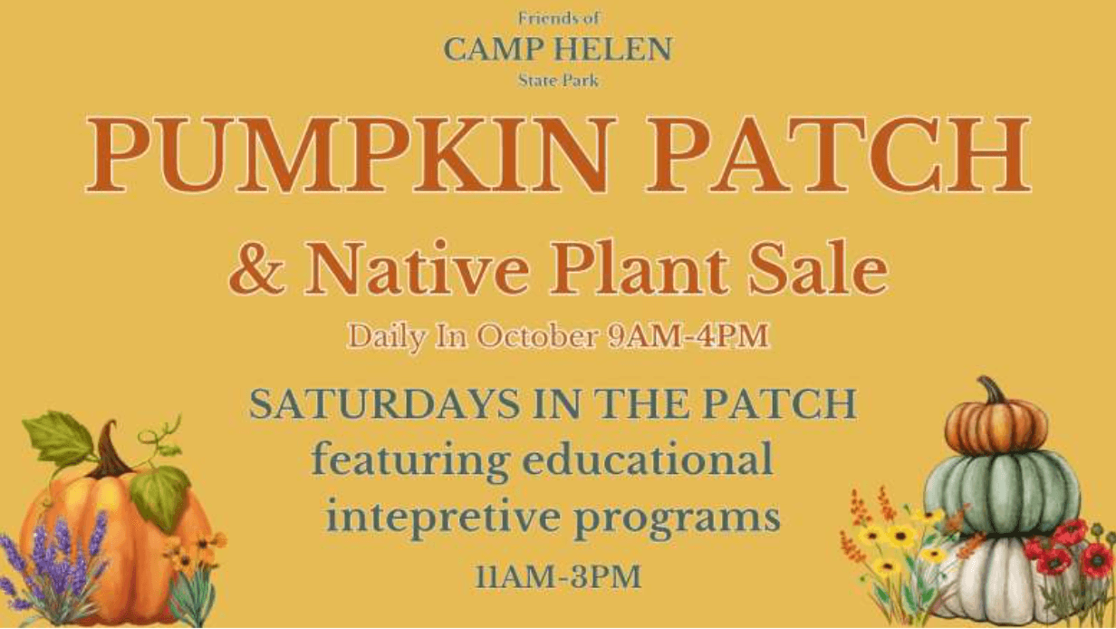 Pumpkin Patch & Native Plant Sale at Camp Helen State Park